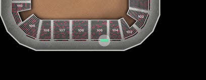 Seat view from Standing Room Only