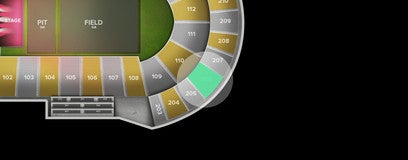 Seat view from Upper