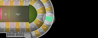 Seat view from Middle