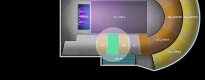 Seat view from Lower