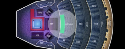 Seat view from 200 Level