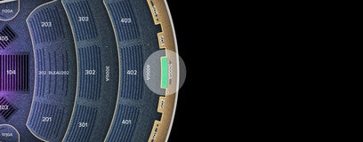 Seat view from 500 Level