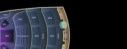 Seat view from 500 Level