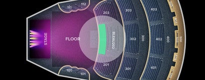 Seat view from Lower Balcony