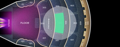 Seat view from Upper Balcony