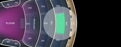 Seat view from Upper Balcony