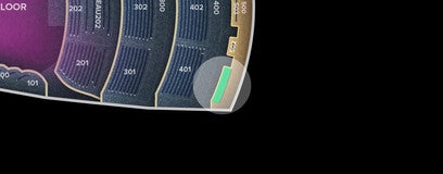 Seat view from Mezzanine