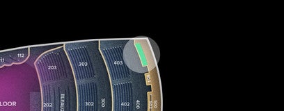 Seat view from Mezzanine