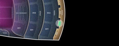 Seat view from 500 Level