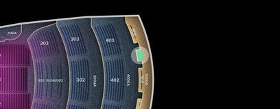 Seat view from 500 Level