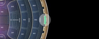 Seat view from 500 Level