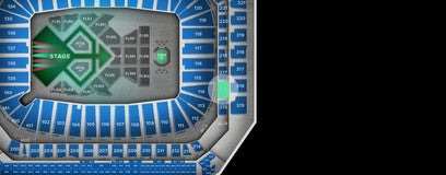 Seat view from Middle End