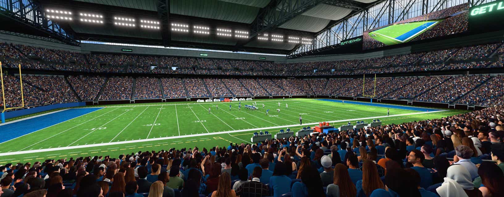 Seat view from Lower Level Sideline