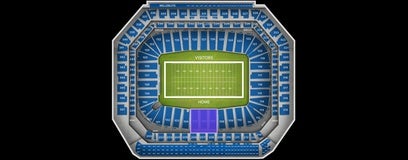 Seat view from Lower Midfield
