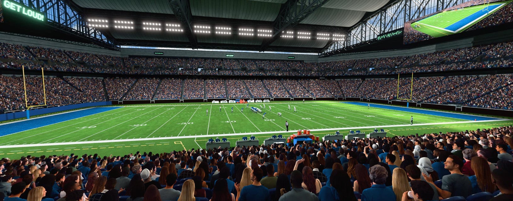 Seat view from Lower Level Sideline