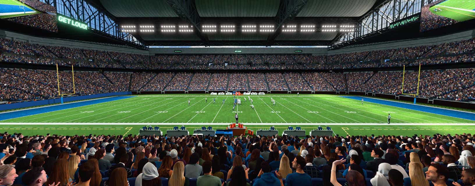 Seat view from Lower Level Sideline