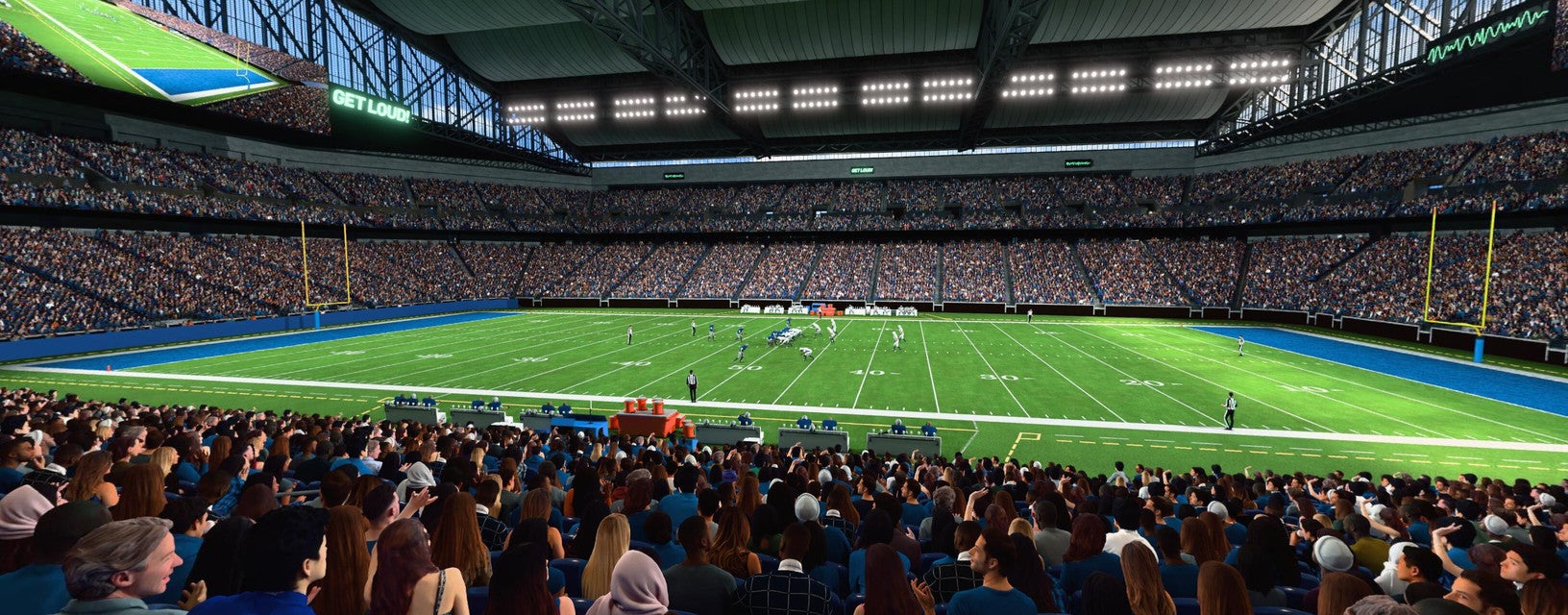 Seat view from Lower Level Sideline