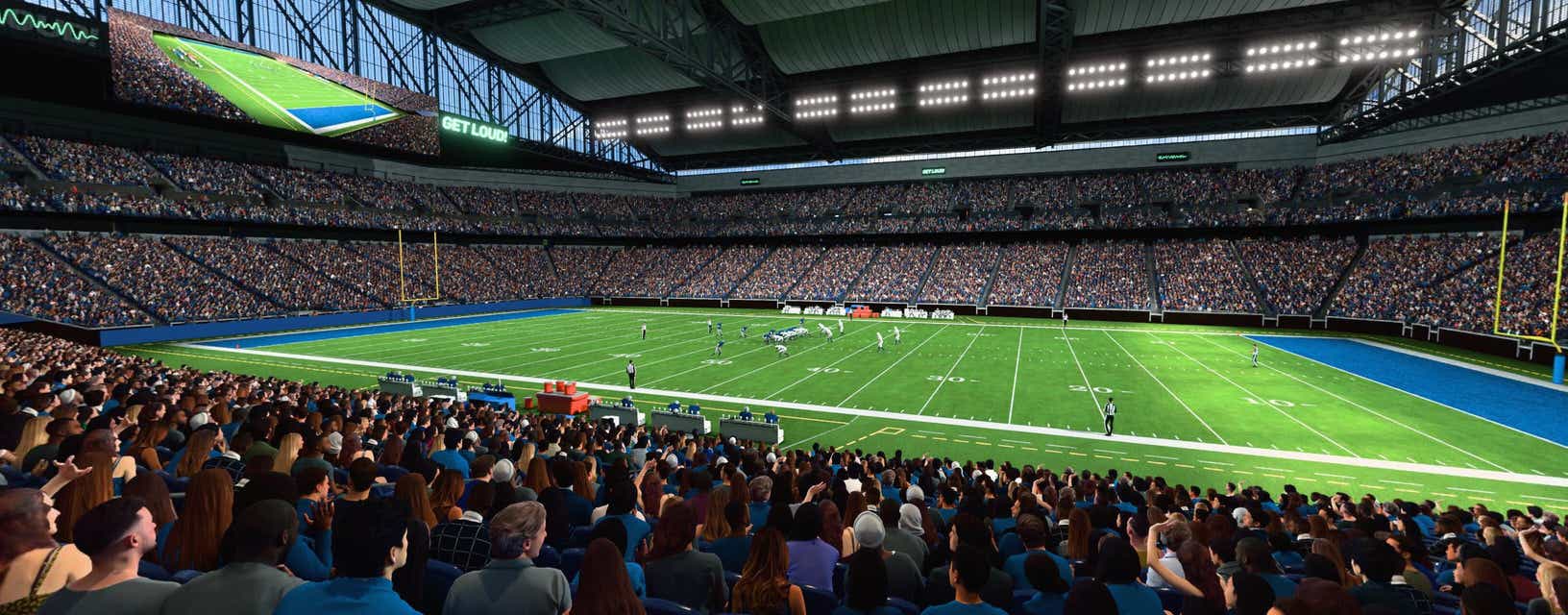 Seat view from Lower Level Sideline