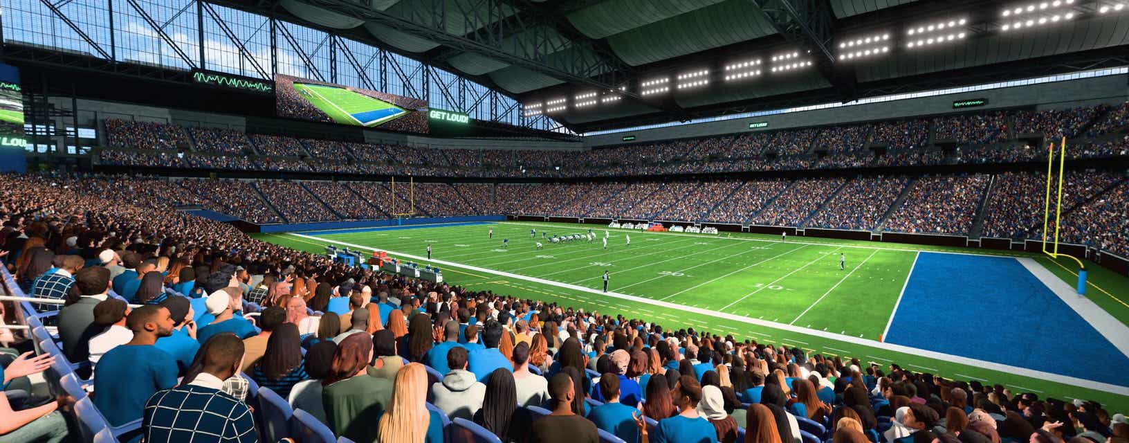 Seat view from Lower Level Sideline