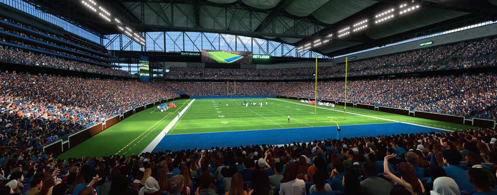 Seat view from Lower Level End Zone