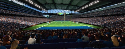 Seat view from Lower Level End Zone