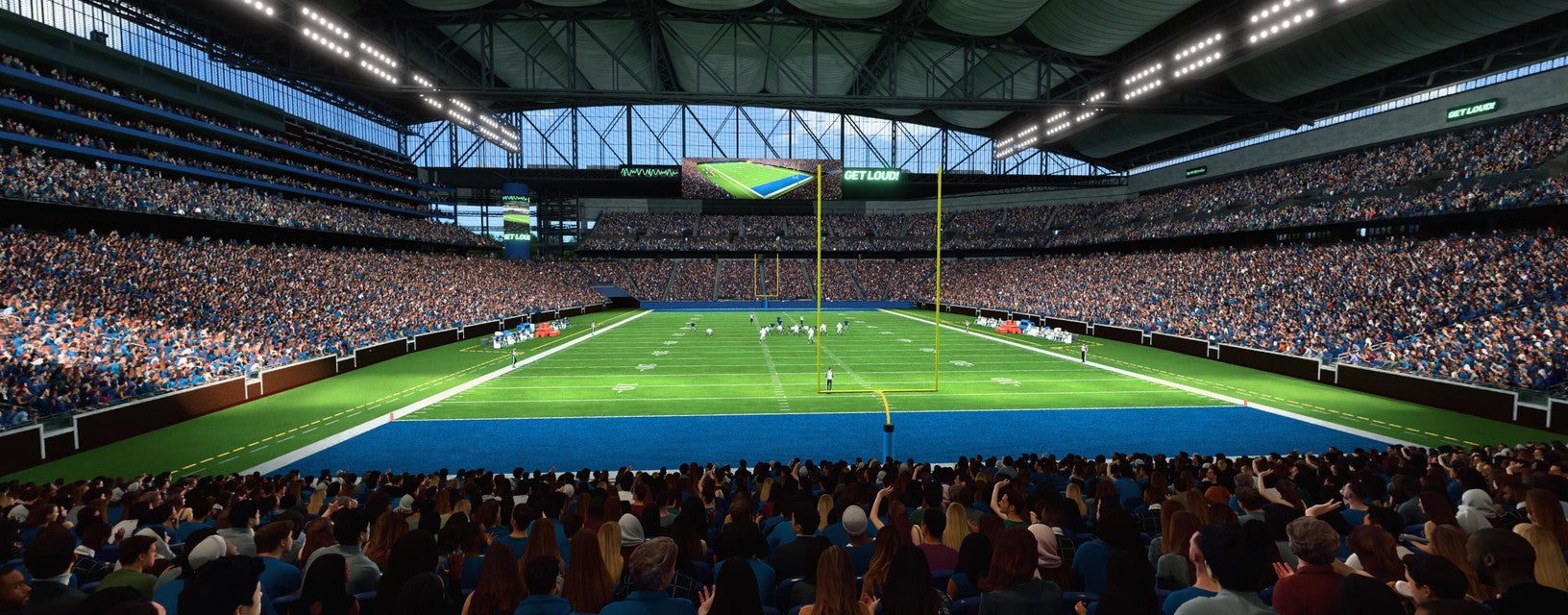 Seat view from Lower Level End Zone