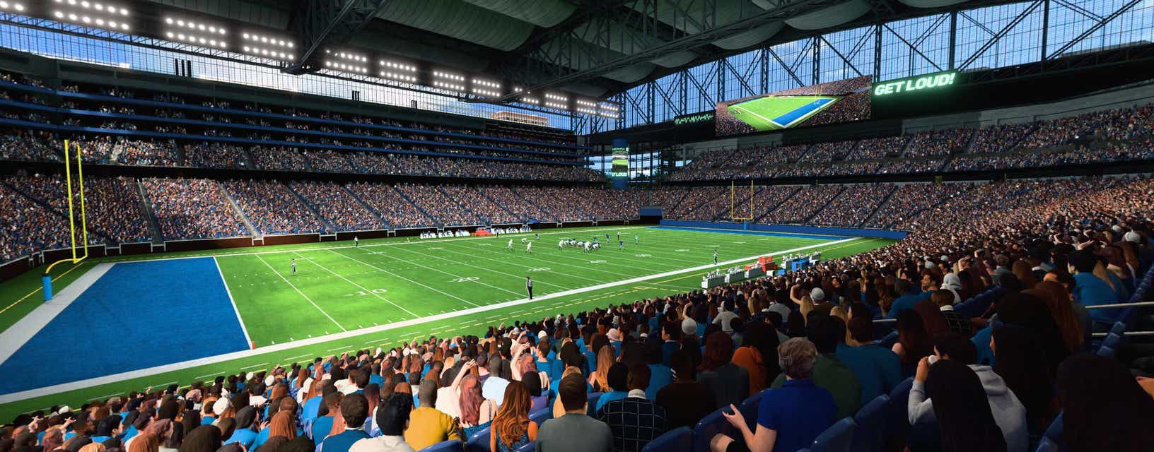Seat view from Lower Level Sideline
