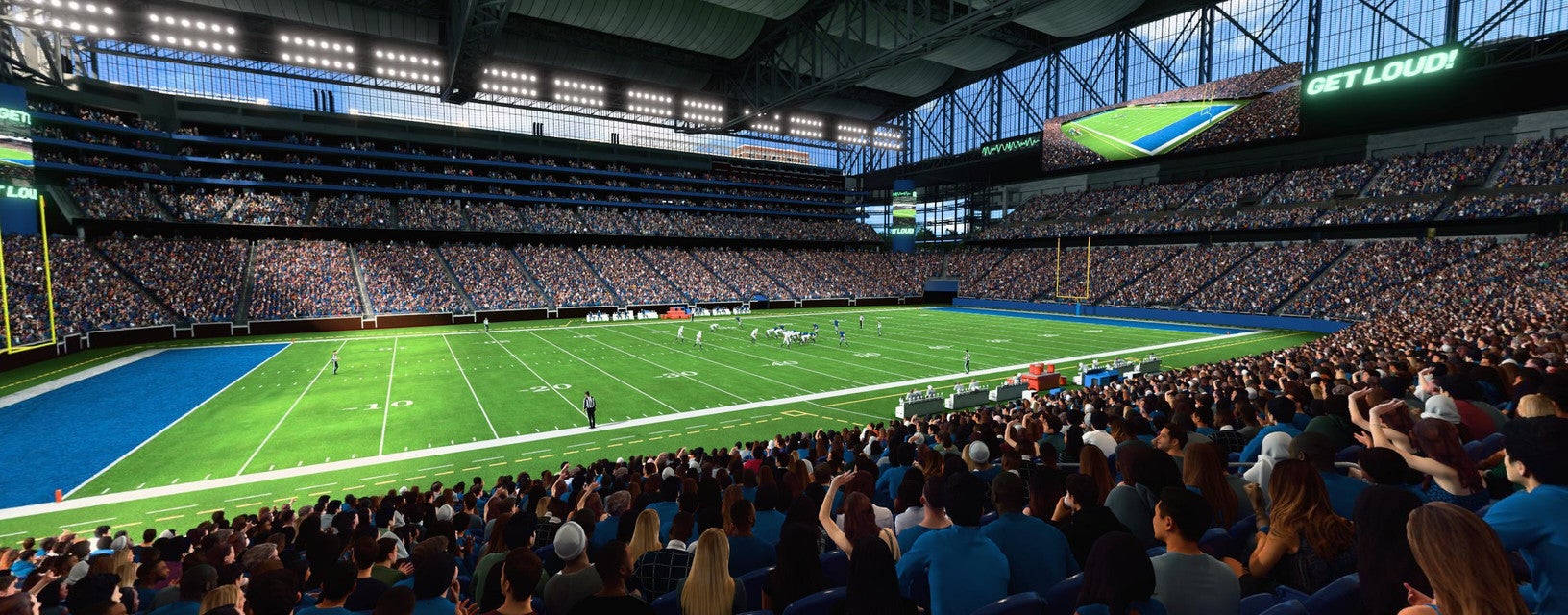 Seat view from Lower Level Sideline