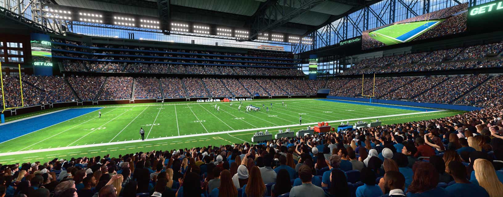 Seat view from Lower Level Sideline