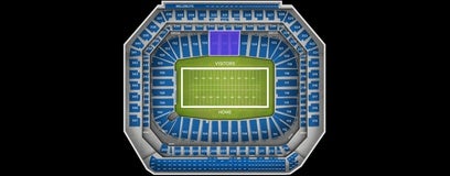 Seat view from Lower Midfield