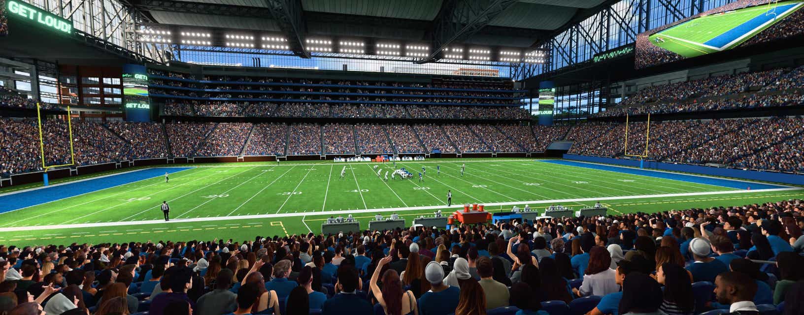 Seat view from Lower Level Sideline