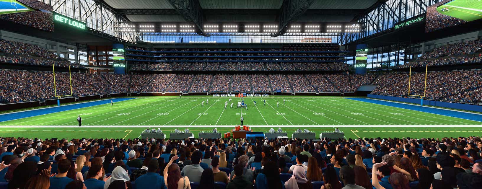 Seat view from Lower Level Sideline