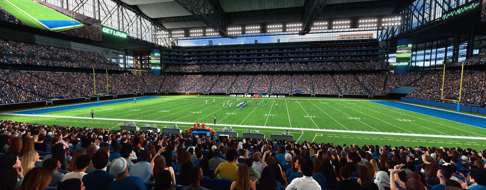 Seat view from Lower Level Sideline