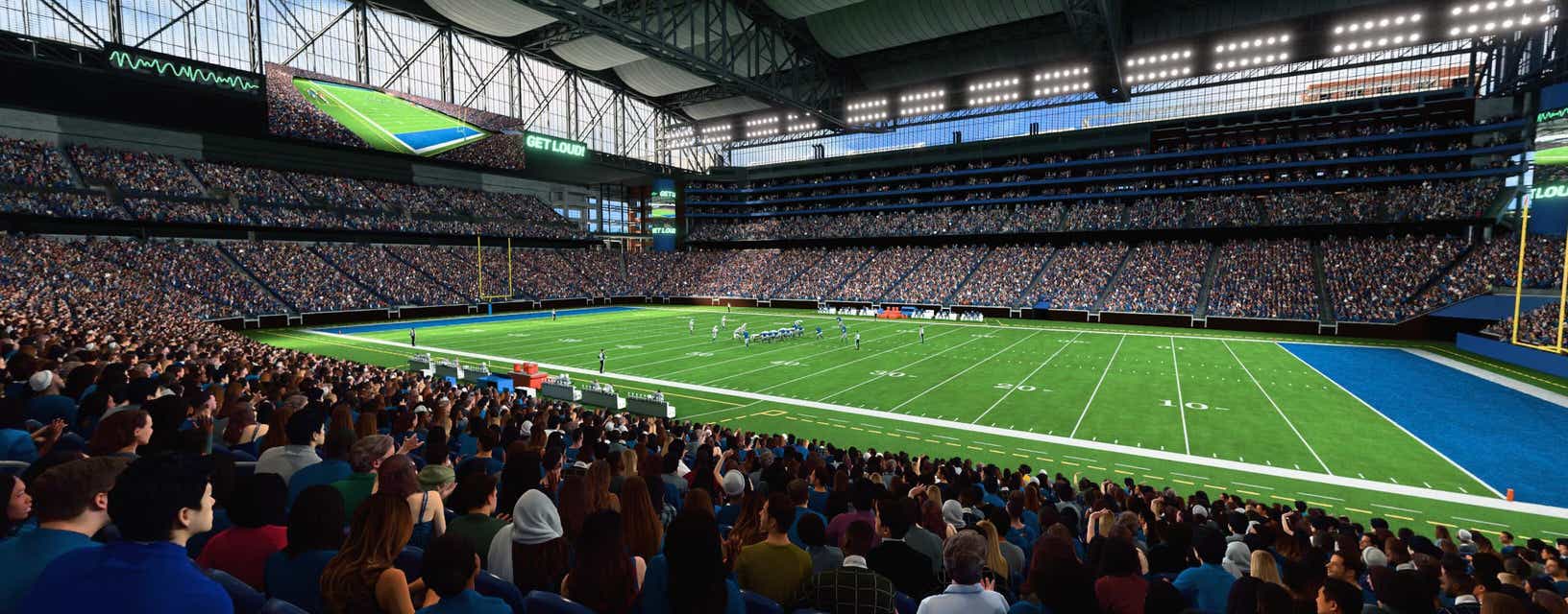 Seat view from Lower Level Sideline