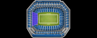 Seat view from Lower Endzone