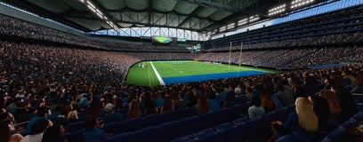 Seat view from Lower Level End Zone