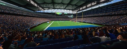 Seat view from Lower Level End Zone