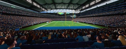Seat view from Lower Level End Zone