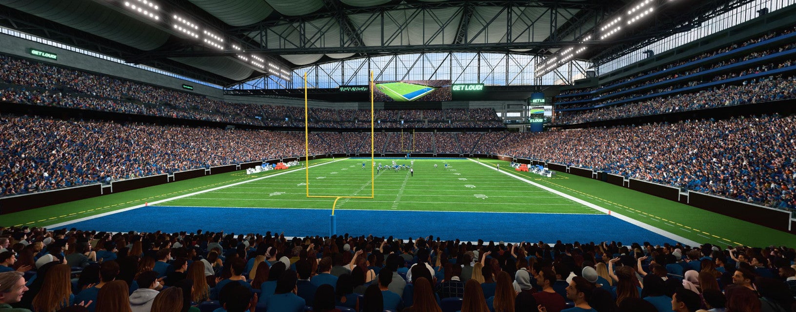Seat view from Lower Level End Zone