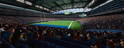 Seat view from Lower Level End Zone