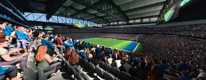 Seat view from Club