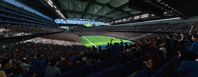 Seat view from Middle Level End Zone