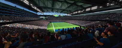 Seat view from Middle Level End Zone