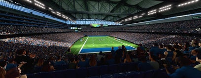 Seat view from Middle Level End Zone
