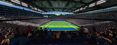 Seat view from Middle Level End Zone