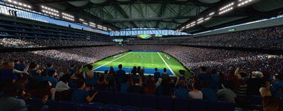 Seat view from Middle Level End Zone