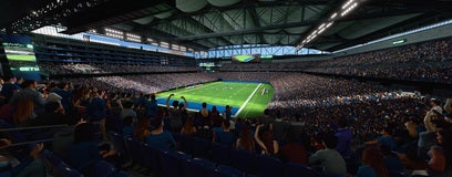 Seat view from Middle Level End Zone
