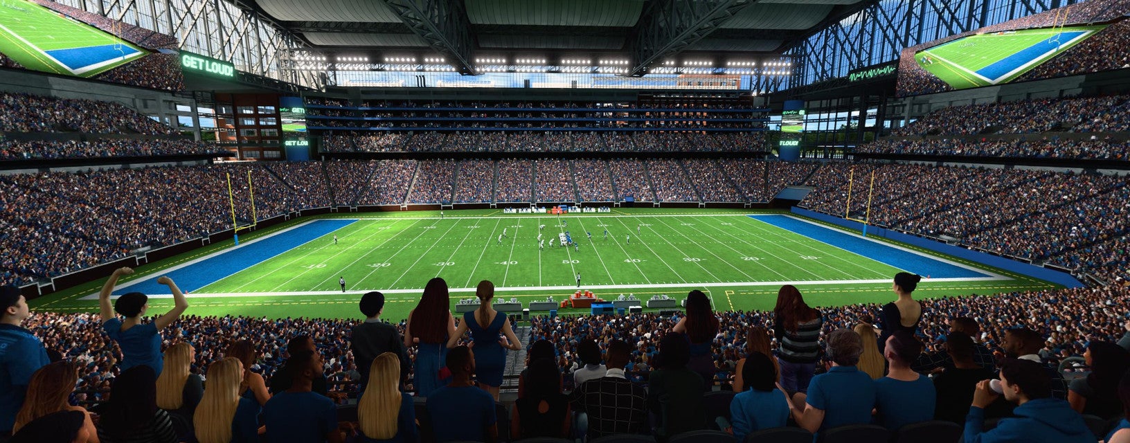 Seat view from Club