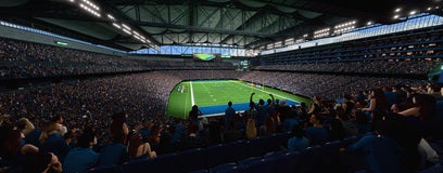 Seat view from Middle Level End Zone