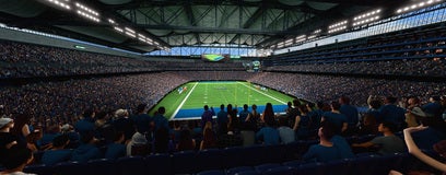 Seat view from Middle Level End Zone